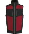 RG385 TRA907 Regatta E-Volve Unisex Two Layer Soft Shell Bodywarmer Classic Red / Black colour image